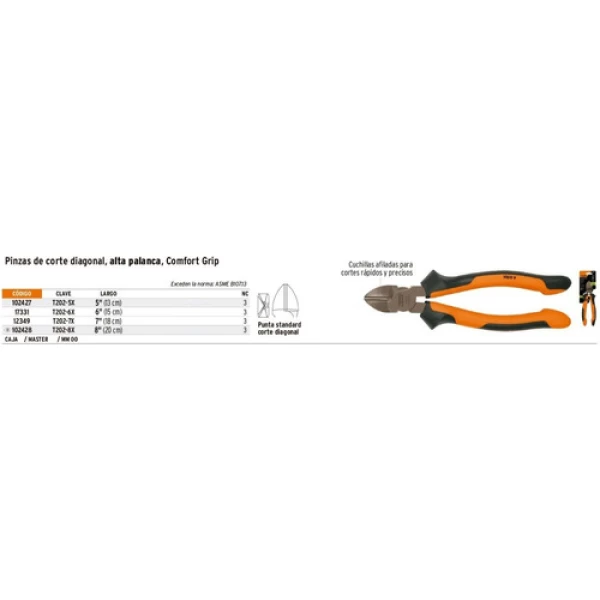 Alicate Corte Diagonal Para Electricista 5'' 1000v Truper - Image 2