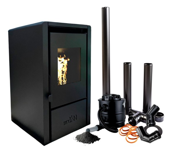 Calefactor Pellet 7,5 Kw Warm 75m2