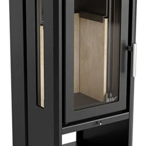 Calefactor Leña Ecologico 160 Mt2 Vidrios Laterales Visores