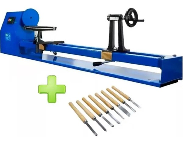 Torno Industrial Eléctrico Madera 1/2hp 350mm 4 Velocidades - Imagen 2