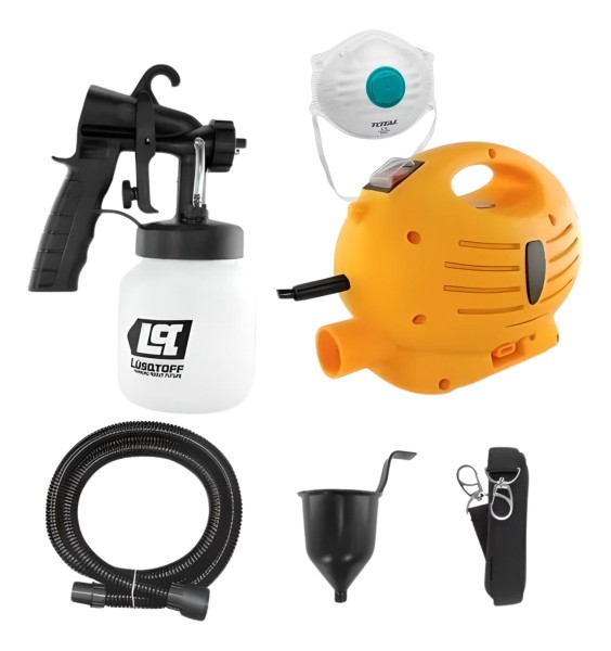 Equipo De Pintar Tacho Plastico Lusqtoff 450w - 800ml