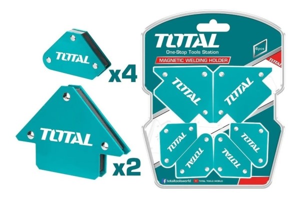 Set 6 Escuadras Magnéticas 10 Libras Total Tamwh6002 - Imagen 2