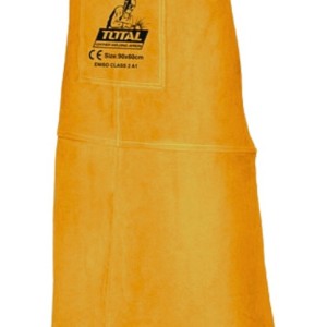 Delantal De Cuero Naranja 90x60cm Para Soldador Total