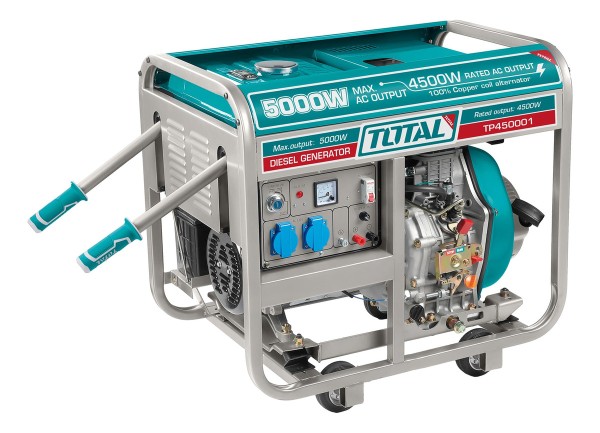 Generador Diesel 5000w Total Tp50001 Arranque Electrico - Imagen 3