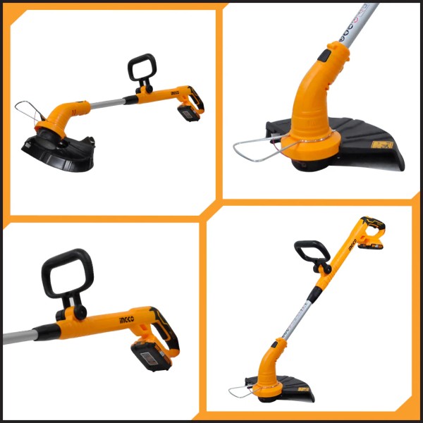 Bordeadora Bat 20v Extensible Ingco + Bateria Y Cargador - Imagen 3