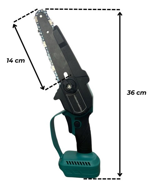 Mini Motosierra 21v 6 Pulgadas Con 2 Baterias Maletin - Imagen 3