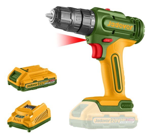 Atornillador 20v Bateria 2ah Y Cargador Jadever Jdcdp511