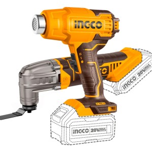 Kit 20v Pistola Calor Multifun Ingco C/bat Y Car En Maetin