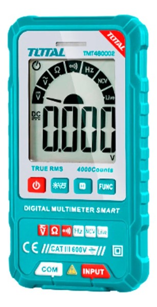 Multimetro Digital 600v Pantalla Lcd Total Tmt460002 - Imagen 3