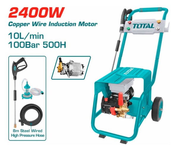 Hidrolavadora 2400w 100bar Industrial Lavadero Total - Imagen 2