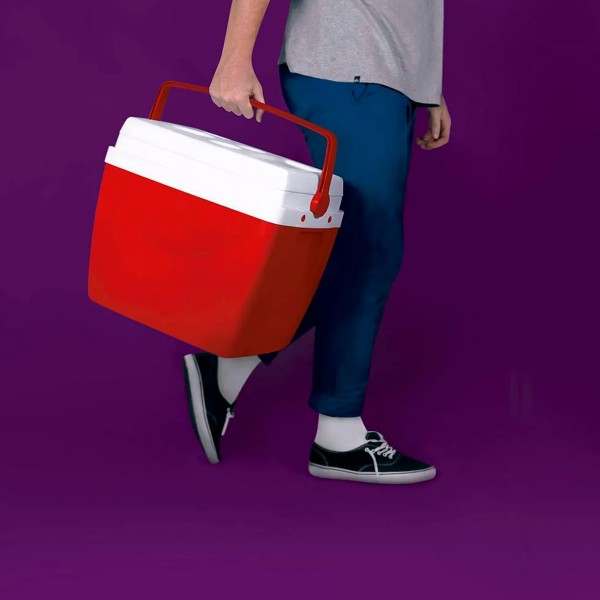 Conservadora Termica 34 Lts Mor Azul Roja Elsue - Imagen 7