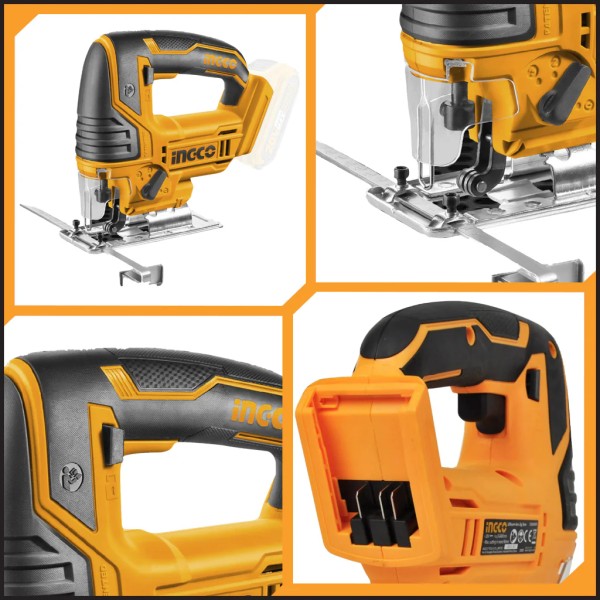 Sierra Caladora A Bateria 20volt All In One Ingco Cjsli8501 - Imagen 4