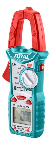Pinza Amperimétrica Total Memoria 600 Ac / Dc / Resistencia