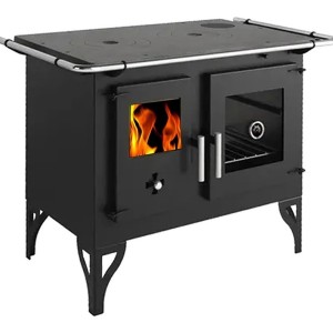 Cocina Calefactor A Leña 115 M2 Doble Combustion F820f