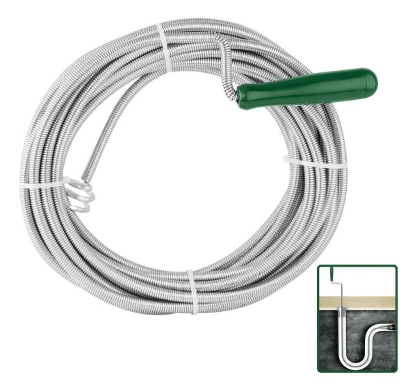 Cinta Destapacaño Destapa Cañerias Flexible 5mx9mm Jadever - Imagen 2