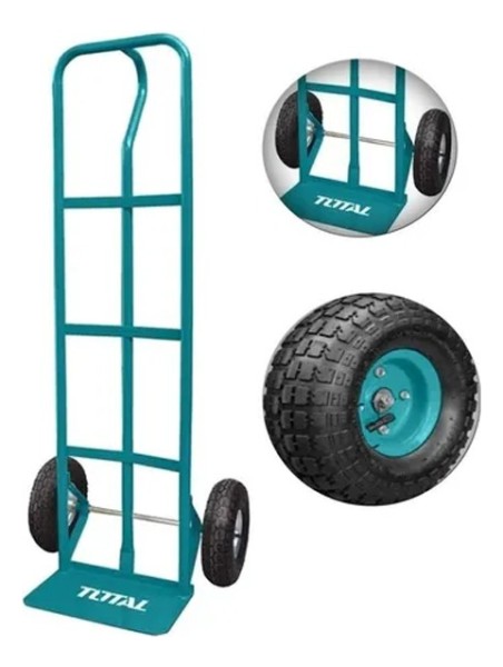 Carro Carga Rueda Inflable Neumatica 200kg Total Ththt20141 - Imagen 3
