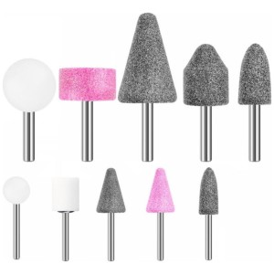 Set Piedras Y Fresas Para Mini Torno 10 Piezas Total