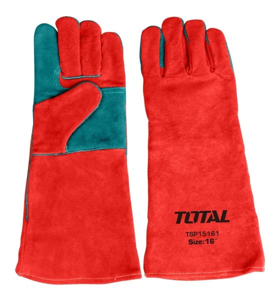 Guantes De Soldar Soldador 16'' Total Tsp15161 Elsue - Imagen 2
