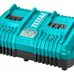Cargador Doble De Batería Litio 20v Total