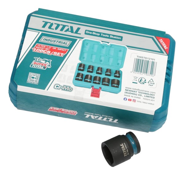 Set Juego De 10 Dados De Impacto Total Encastre 1/2'' - Imagen 2