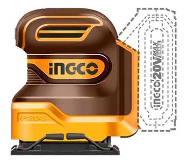Lijadora Orbital 20v Ingco Cshsli20141 - Imagen 3