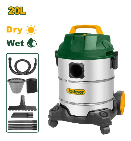 Aspiradora Seco Húmedo 1200w Tanque Metálico 30l Jadever - Imagen 2