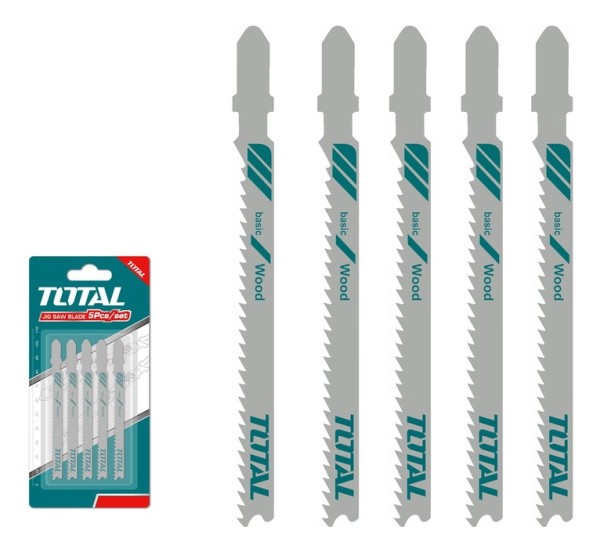 Set 5 Hojas P Sierra Caladora Tipo T Para Madera Tac51101b - Imagen 2