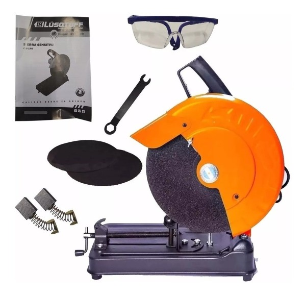 Sierra Sensitiva 2000w Kit Hierro 355mm Metal Lusqtoff - Imagen 4