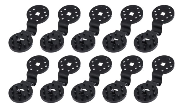 Broches Para Malla Tela Sombra / Origen Nacional / X10 Uni. - Imagen 2