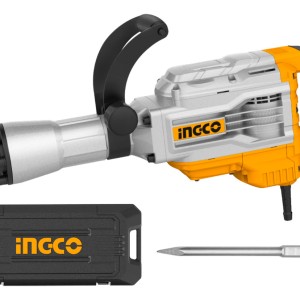 Martillo Demoledor 1700w Ingco Con Valija Y Accesorio 14kg