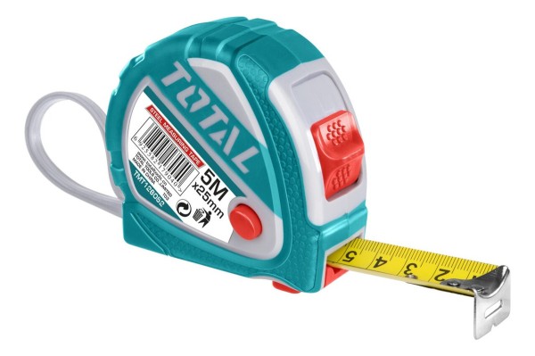 Cinta Métrica 5mts X 25mm Total Tmt126052 - Imagen 3