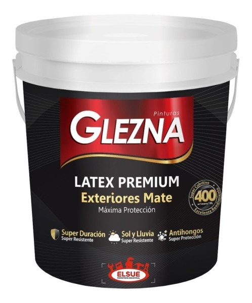 Pintura Glezna Super 18l Exterior Premium 200 Mt2 Envio Grat