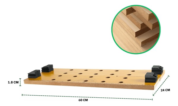 Mesa De Trabajo Plegable Jadever Jdwe1525 - Imagen 3