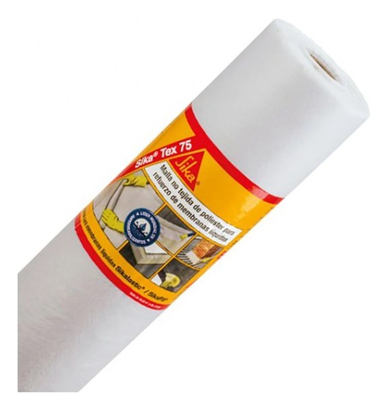 Malla Geotextil Sika Tex Trama 75 X Rollo 26.25 Mt2