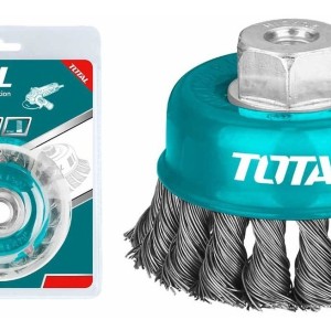 Cepillo De Alambre Trenzado Total - Para Amoladora - 75mm