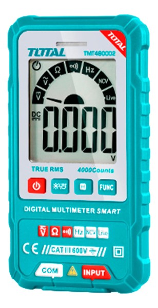 Multimetro Digital 600v Pantalla Lcd Total Tmt460002