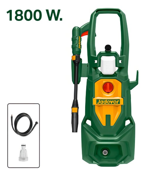 Hidrolavadora Alta Presión 1800w 130bar Jadever 1885 Psi - Imagen 2