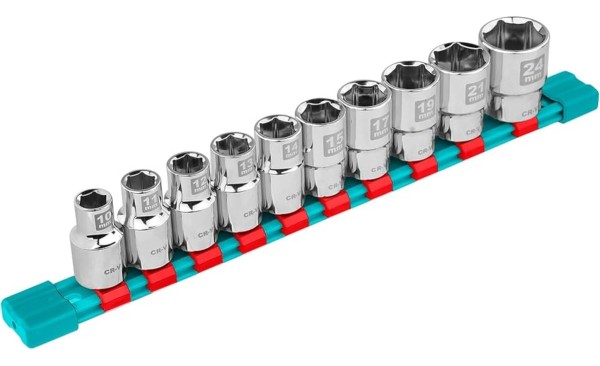 Set 10 Dados Encastre 1/2 10mm A 24mm Total