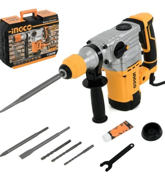 Rotomartillo Ingco Industrial Rh150038 + Accesorios Cinceles - Imagen 3