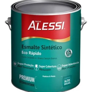 Esmalte Sintético Brillante Base Agua Sin Olor Alessi 3.6 Lt