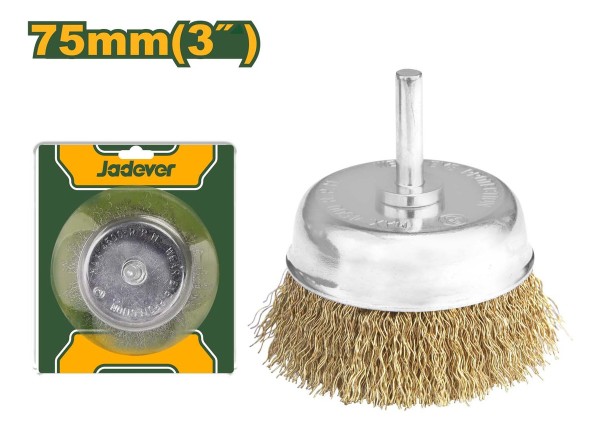 Cepillo Copa P Taladro 75mm Jadever Jdce3401 - Imagen 2