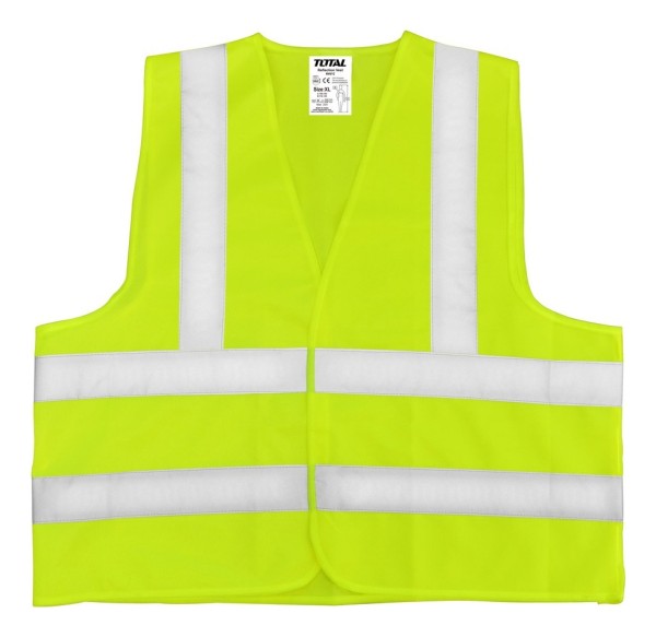 Chaleco Obra Moto Reflectivo Fluorescente Total Tsp503 - Imagen 4