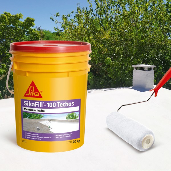 Membrana Líquida Sika Sikafill - 100 Techos 20kg Colores - Imagen 6
