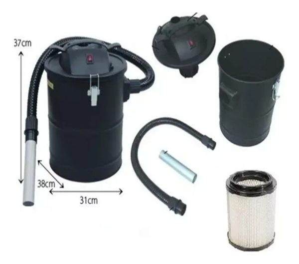 Aspiradora Cenizas 1200w 18l Estufas Leña Pellet Parrillero - Imagen 6