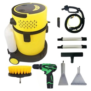 Combo Lava Tapizados Alfombras 1200w 4en1 Atornilladora 12v