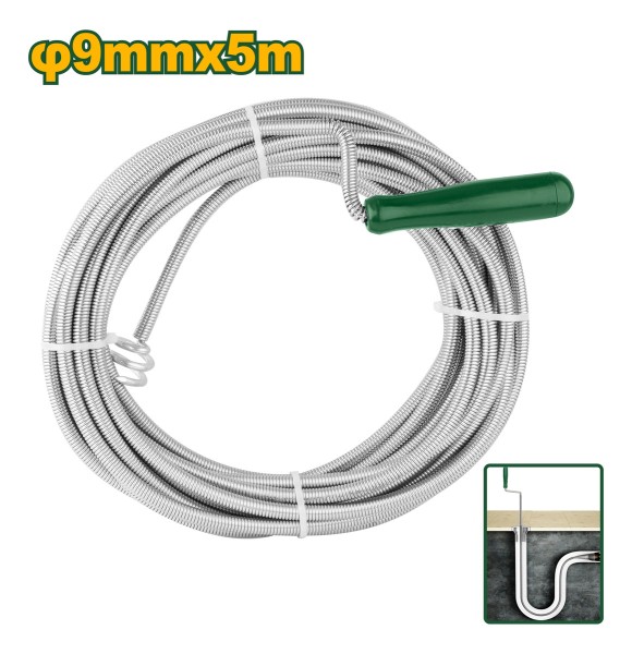 Cinta Destapacaño Destapa Cañerias Flexible 5mx9mm Jadever - Imagen 3