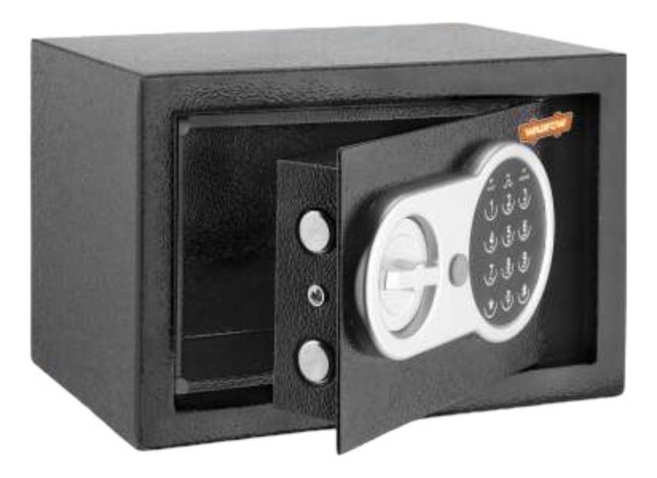 Caja Fuerte Digital 7l Super Resistente Color Negro