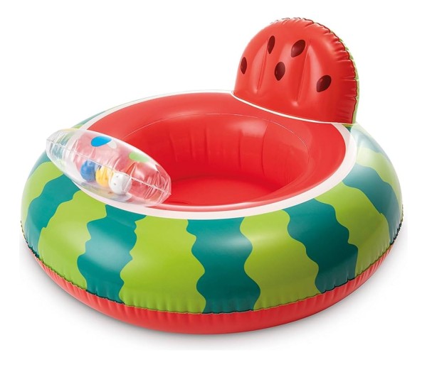 Flotador Con Bombacha Sandia Infantil Sonajero Intex 56592