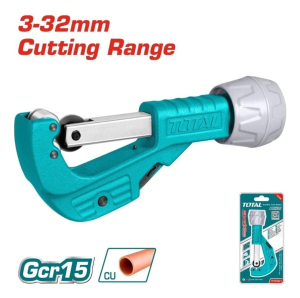 Corta Tubo P/cobre Y Aluminio 3-32mm Total Tht53321 - Imagen 2