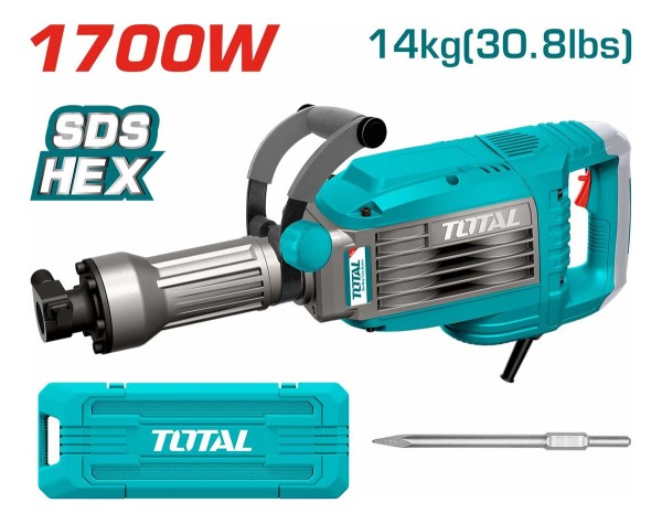 Martillo Demoledor 1700w Industrial, 50j Total Th217068 - Imagen 2